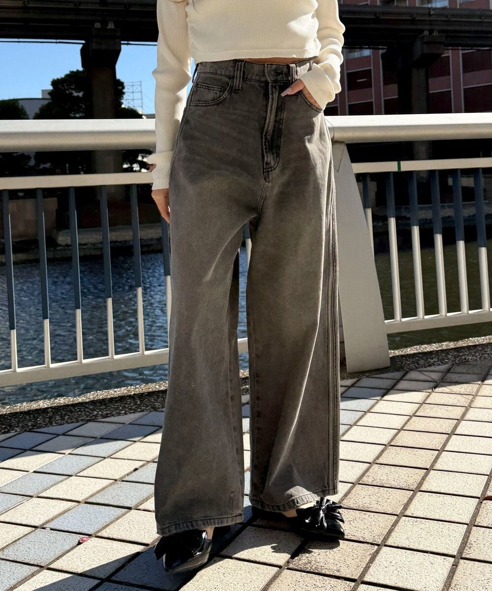 WEGO ダブルリボンポインテッドシューズ 