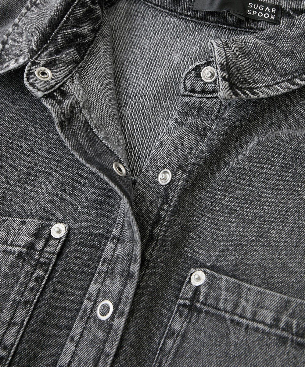 Green Parks ・ＳＵＧＡＲ　ＳＰＯＯＮ　ボリュームスリーブデニムシ 