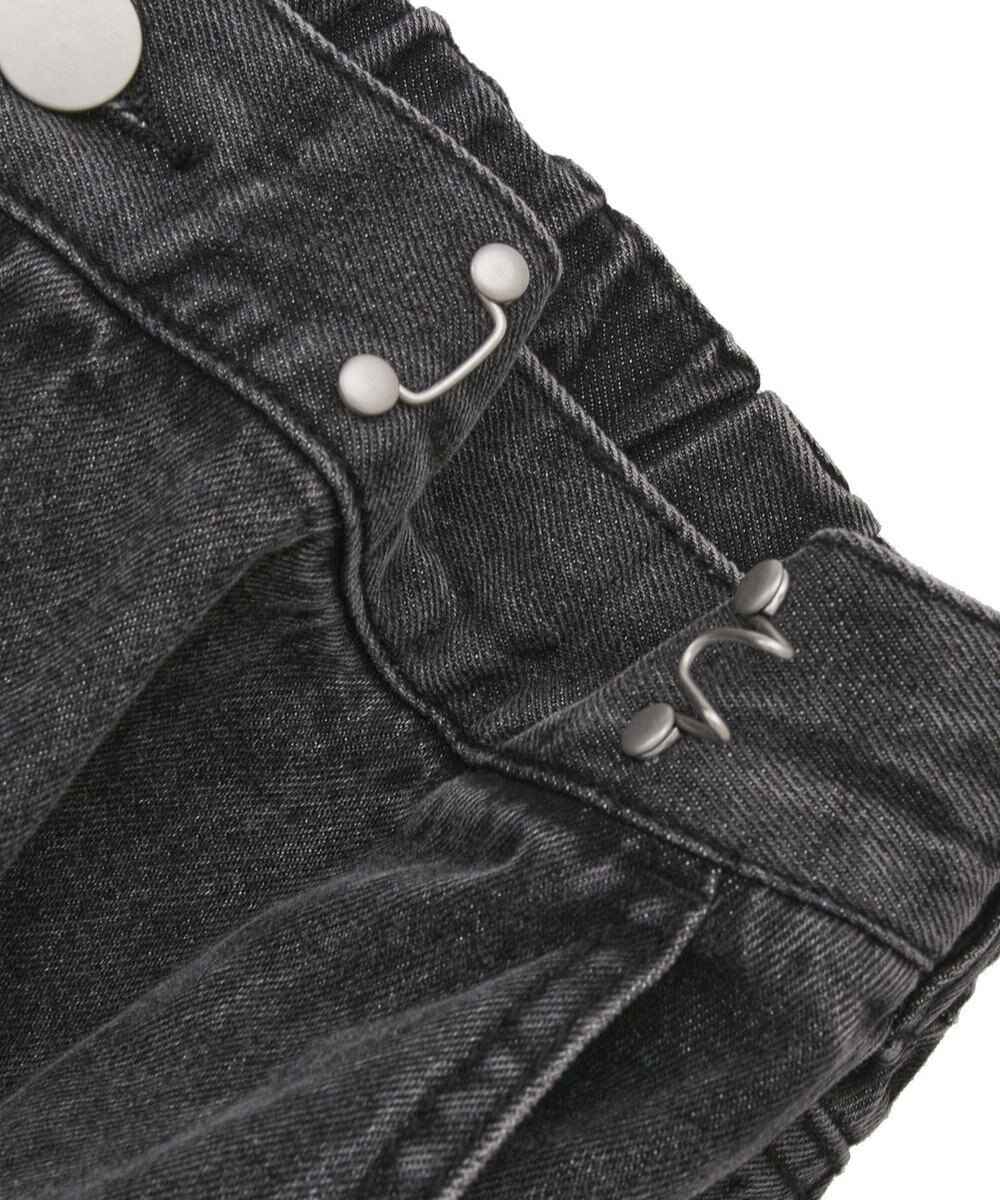 Green Parks タックワイドデニムパンツ 