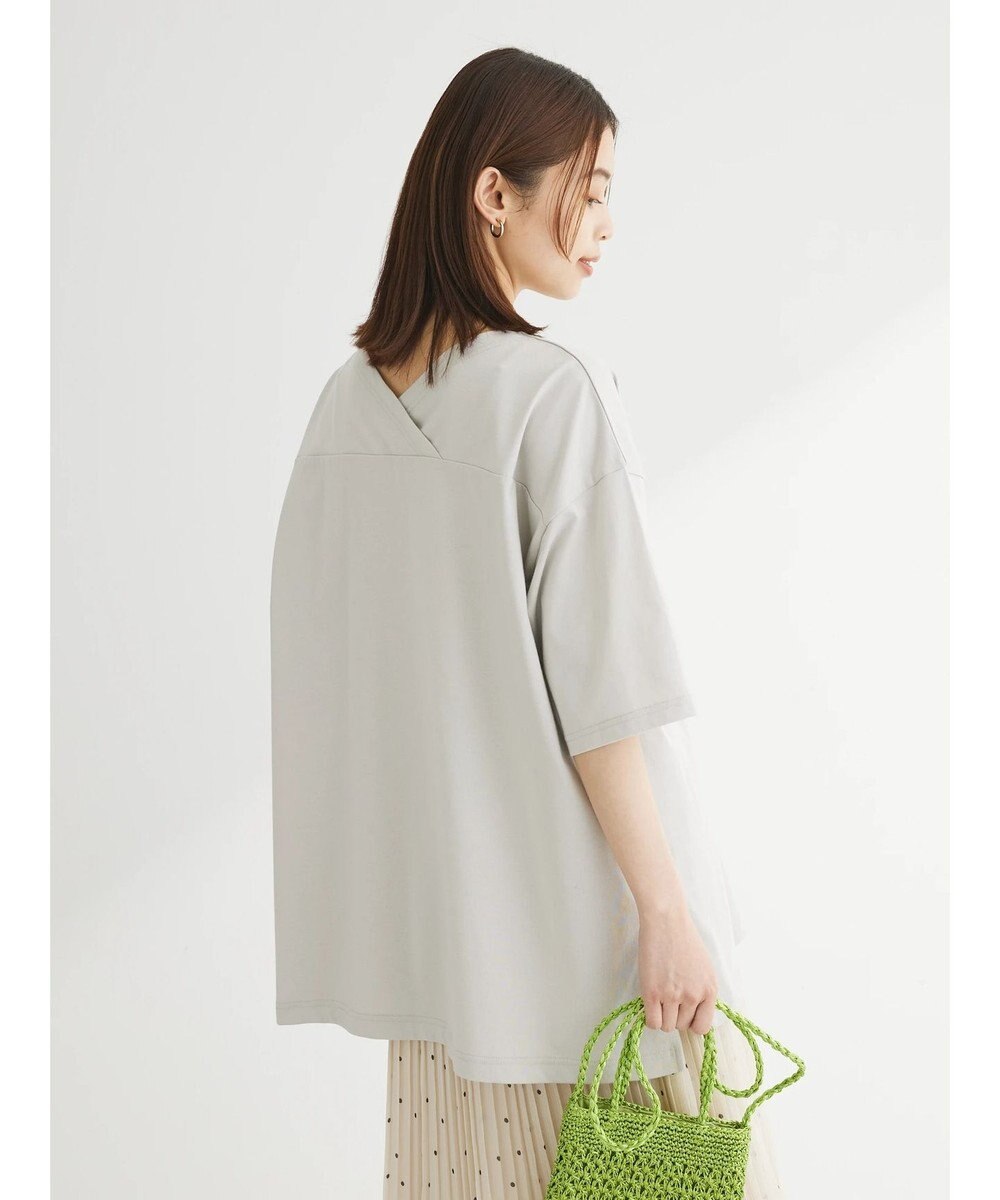 Green Parks 冷っとすずやか　バックカシュクールチュニック 