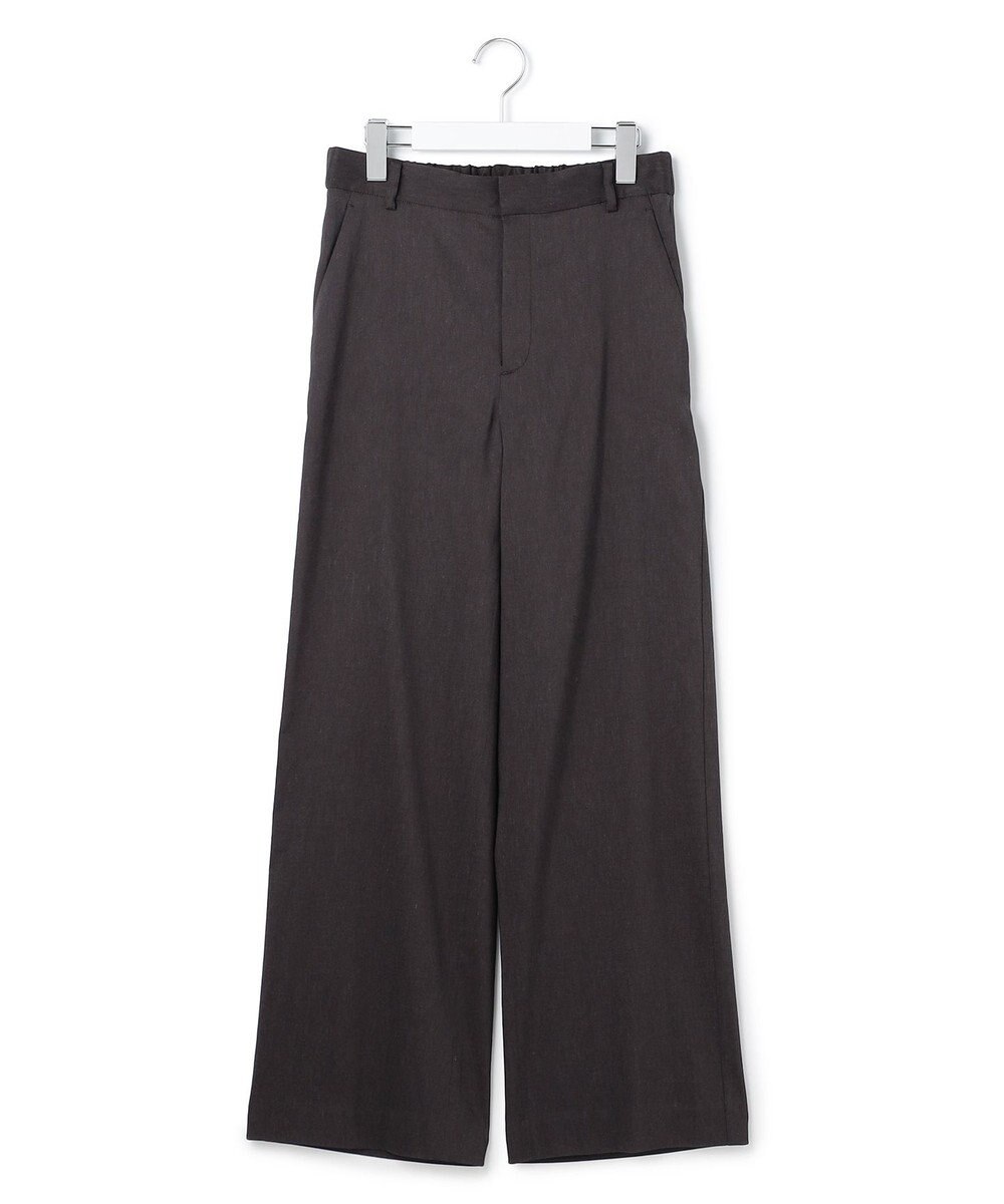 23区 【CanCam・CLASSY.掲載】リネンレーヨンストレッチ ワイドパンツ 