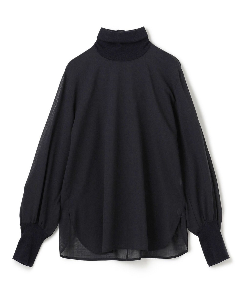 BEIGE， 【洗える】MOYE / ハイネックブラウス 