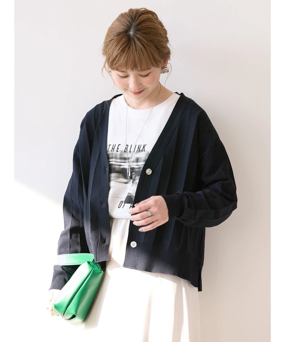 AMERICAN HOLIC 針抜きＶネックニットカーディガン 