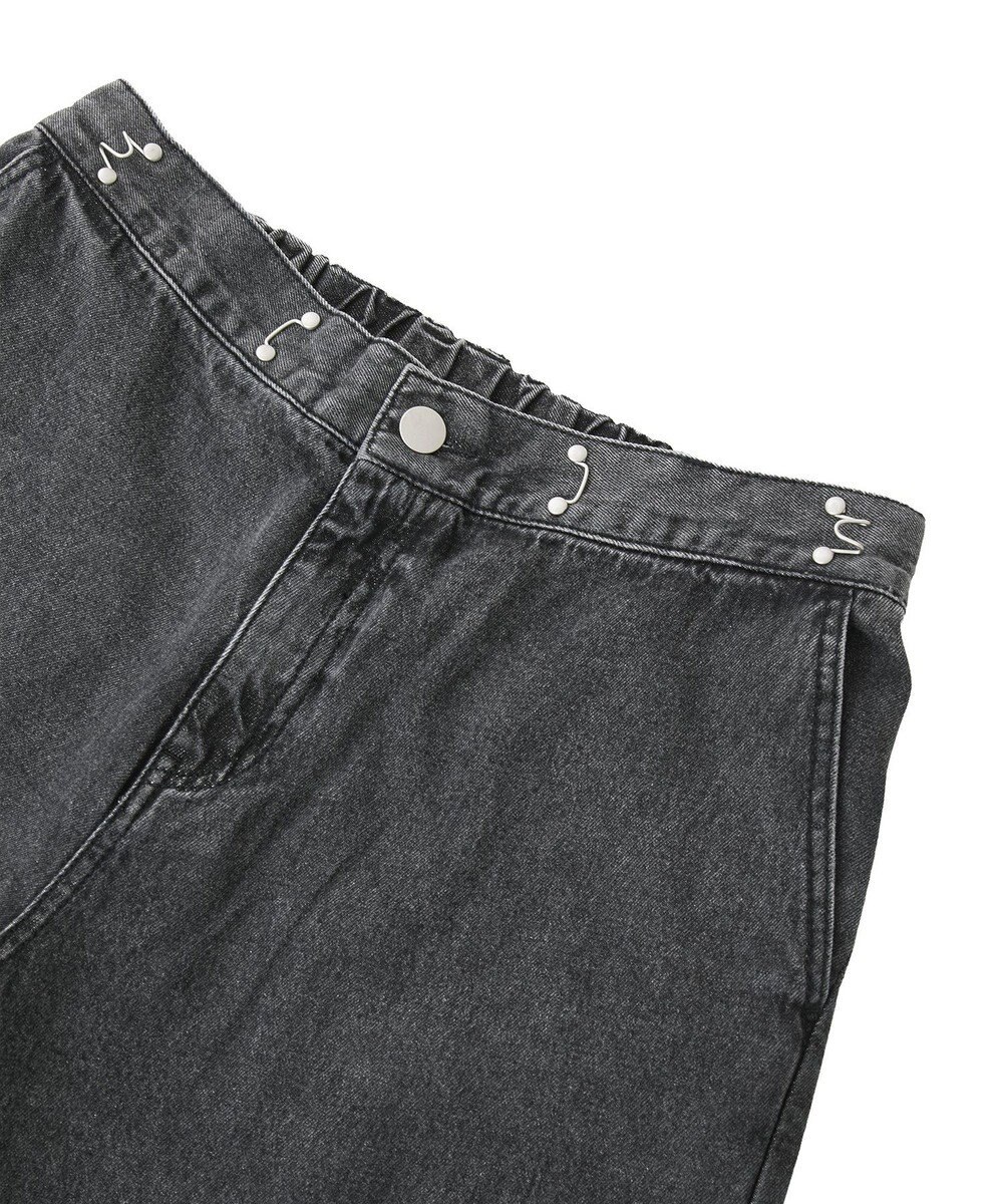 Green Parks タックワイドデニムパンツ 