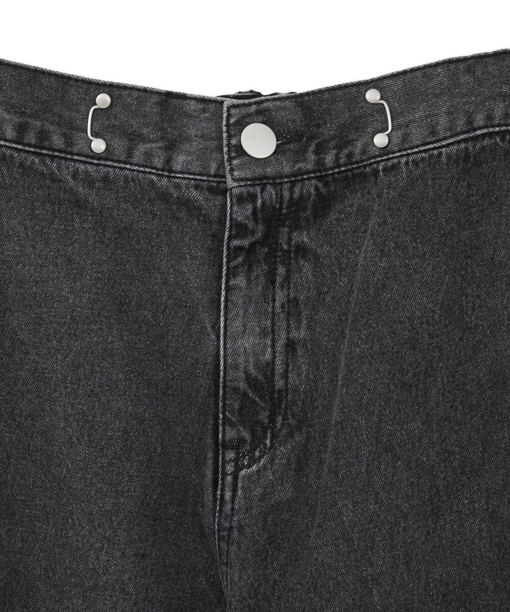 Green Parks タックワイドデニムパンツ 