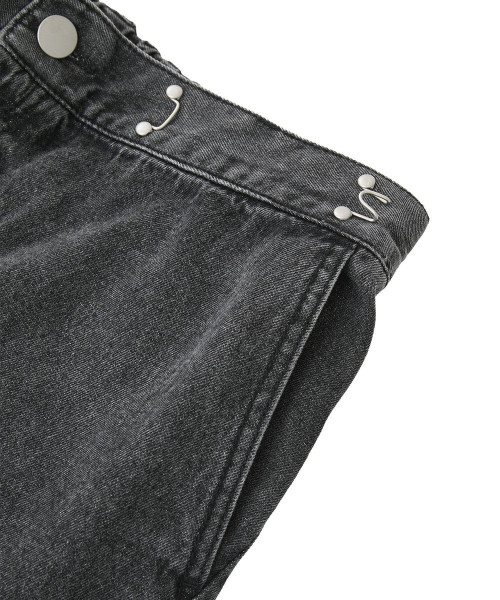 Green Parks タックワイドデニムパンツ 