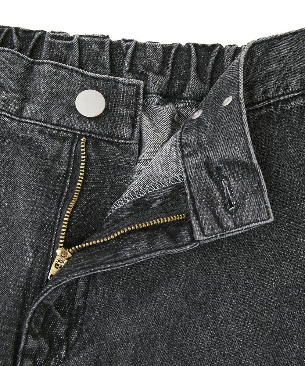 Green Parks タックワイドデニムパンツ 