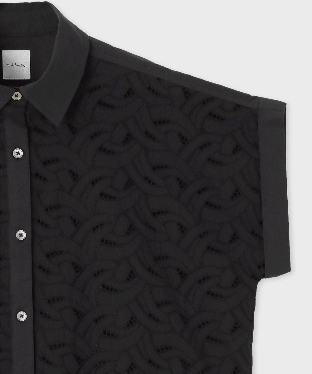 Paul Smith 【洗える】コットンレース 半袖シャツ 