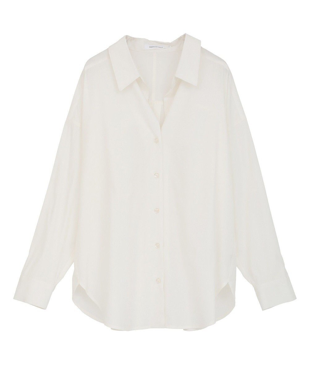 AMERICAN HOLIC 抜け衿スキッパーシャツ 