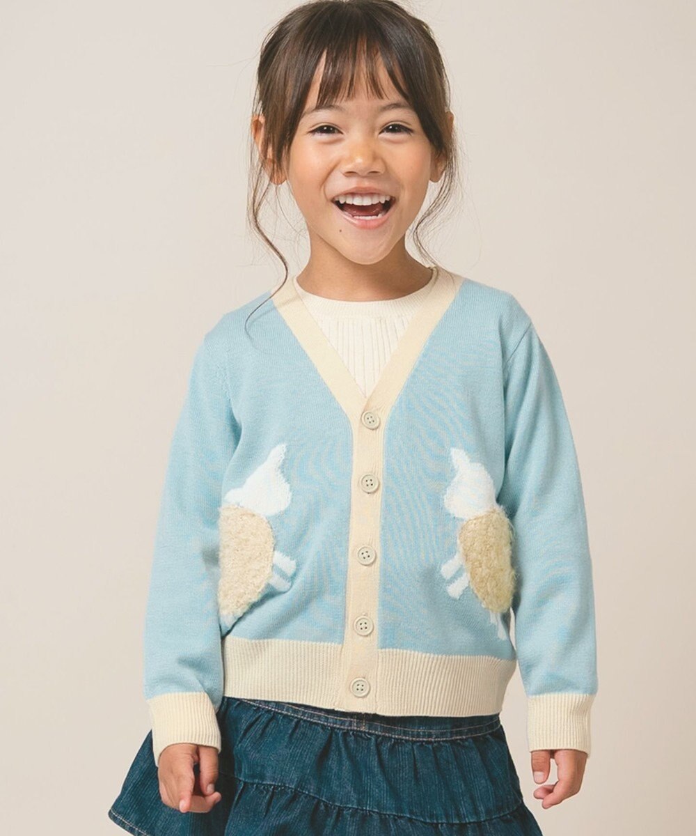 ami amie 【UNISEX】ひつじカーディガン145cm 