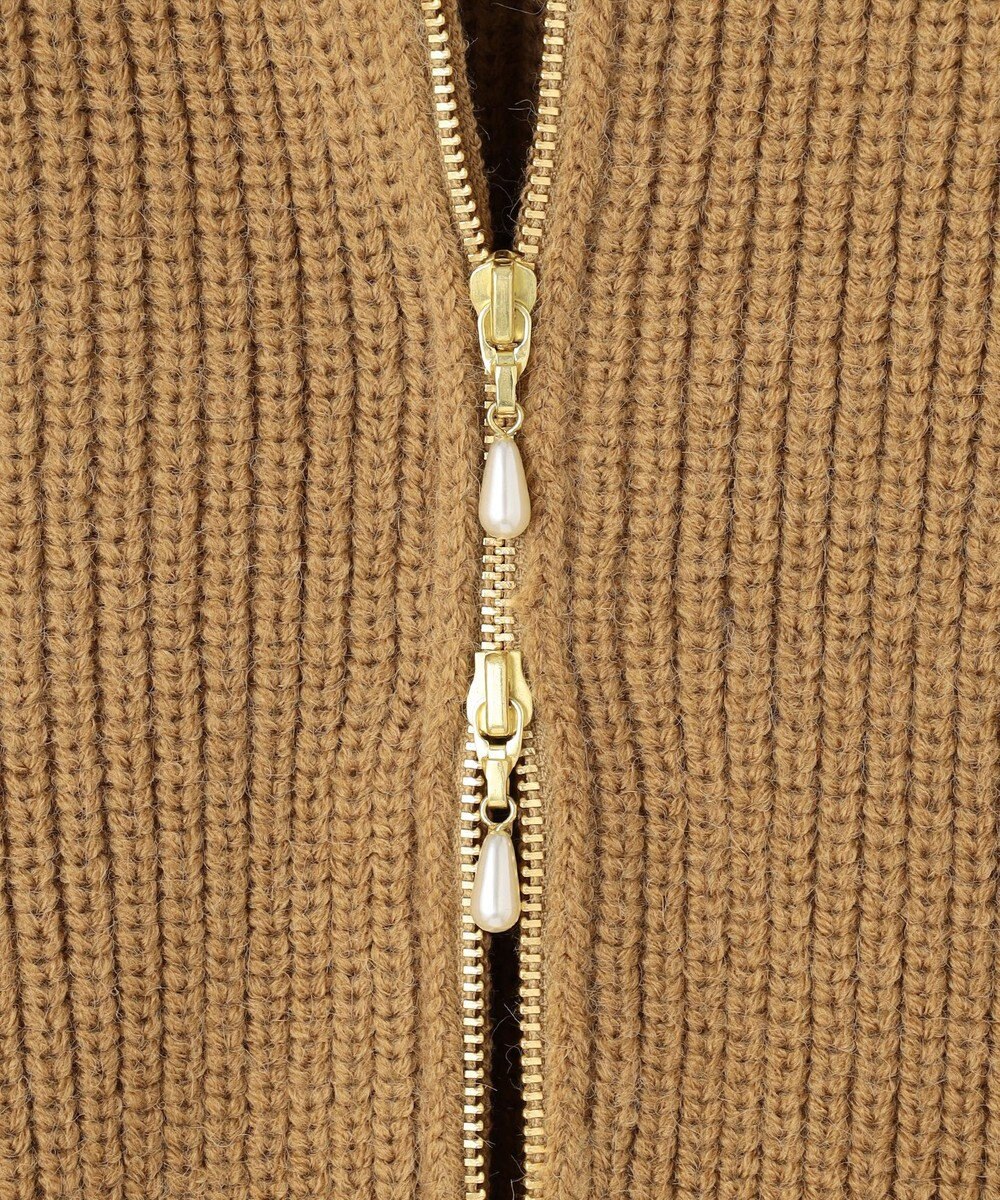 Feroux 【洗える・古畑星夏さん着用】フルジップ ニット 