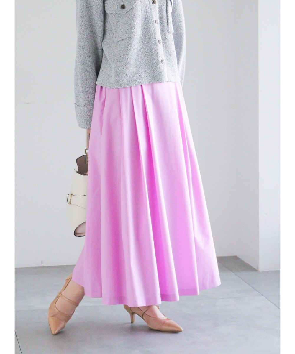 Te chichi タイプライタータックフレアスカート 