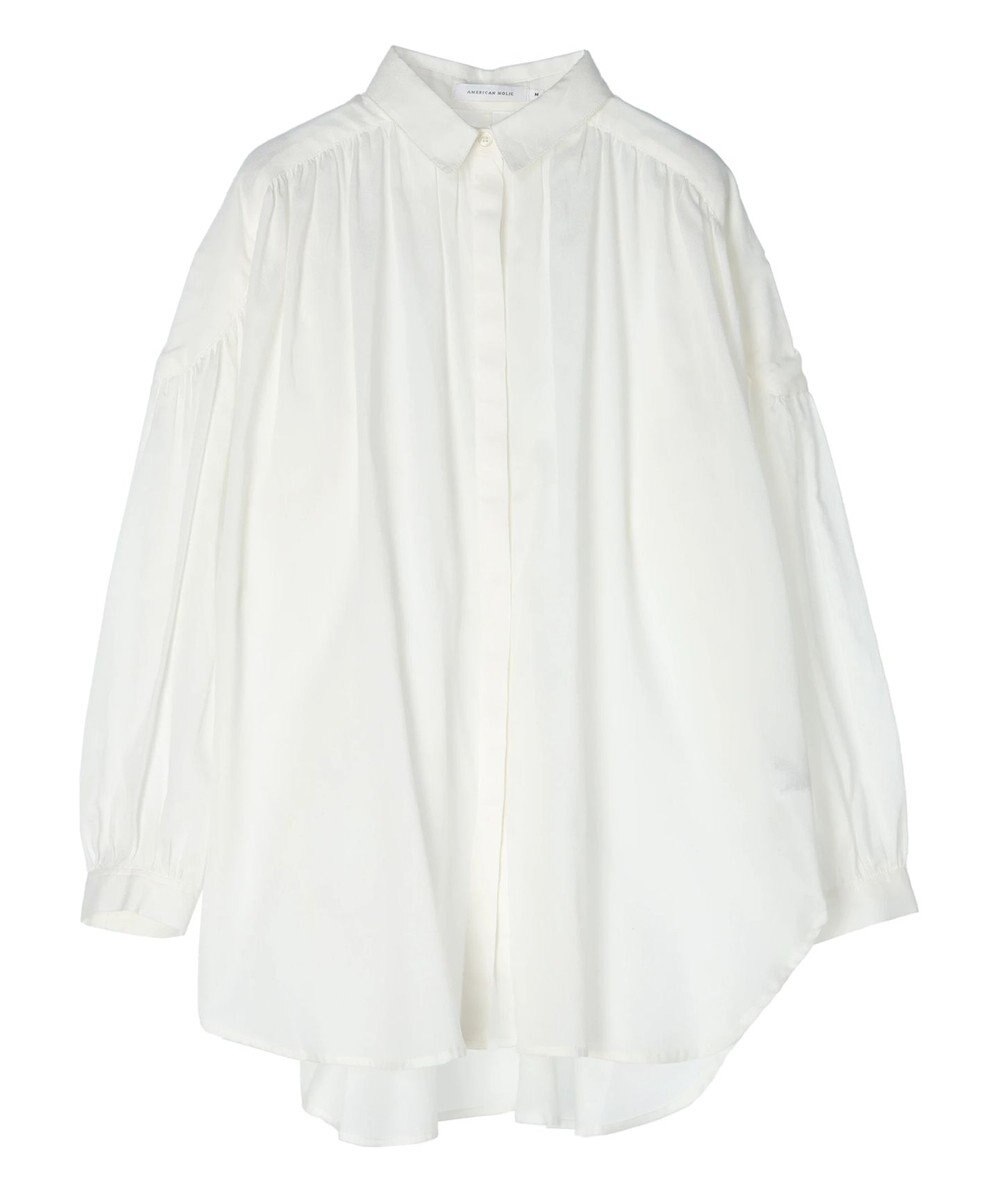 AMERICAN HOLIC カルゼギャザーシャツチュニック 