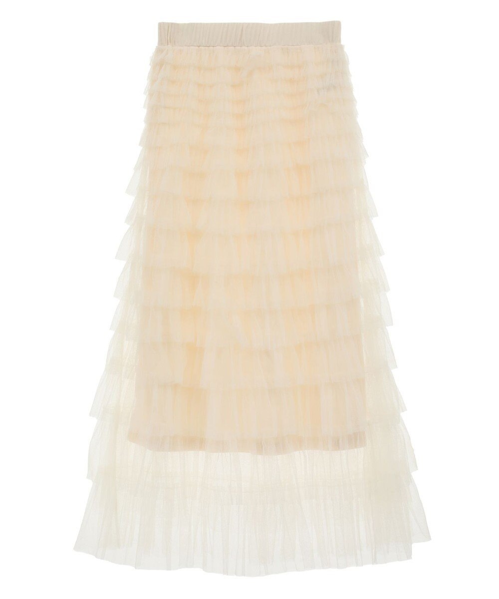 earth music&ecology ティアードフリルチュールスカート 