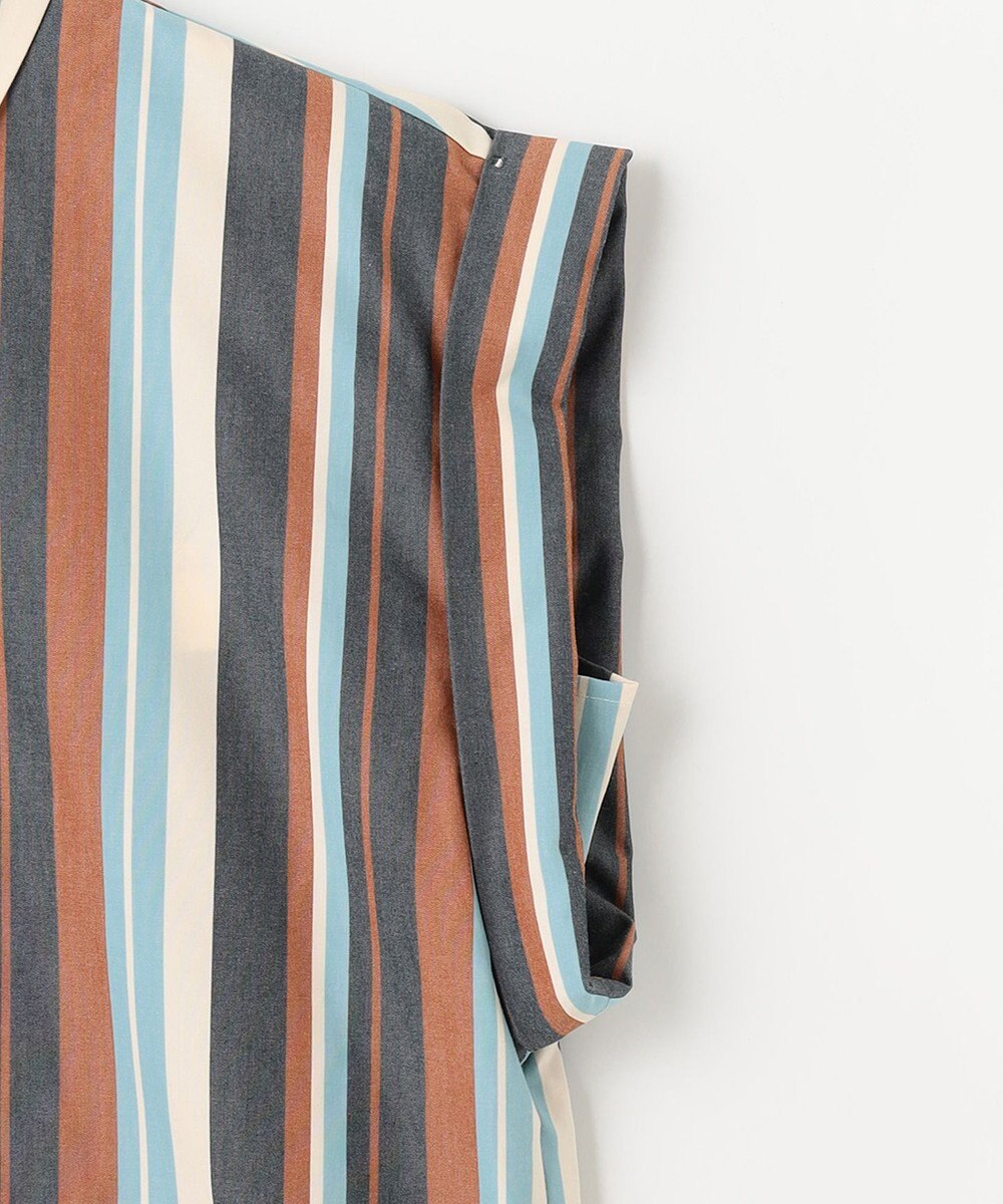 NAVE 【Nave 　洗える】ワイドストライプ ブラウス 