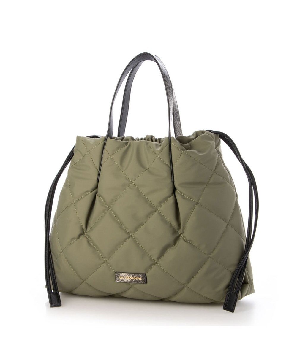 LA BAGAGERIE ドローストリング×キルト2WAYトート Sサイズ 