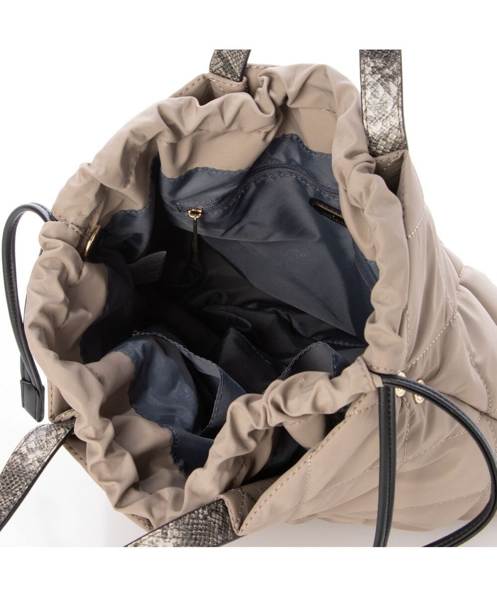 LA BAGAGERIE ドローストリング×キルト2WAYトート Sサイズ 