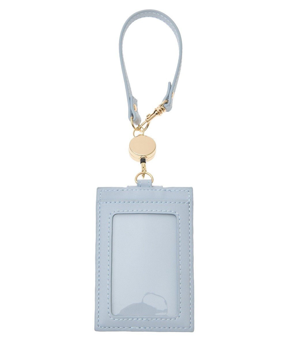 Maison de FLEUR バイカラービジューリールパスケース 