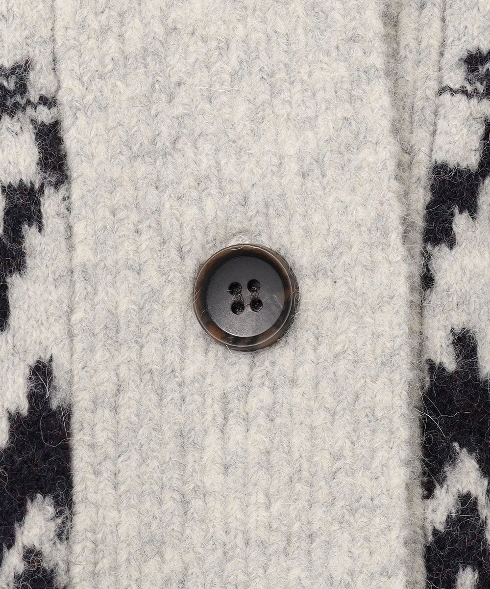 J.PRESS YORK STREET 【UNISEX】FOXMIX ノルディックカウチン ニットカーディガン 