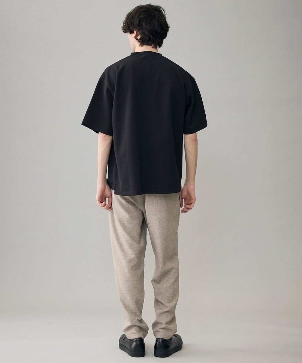UNFILO MENS リネンライク イージーテーパード 