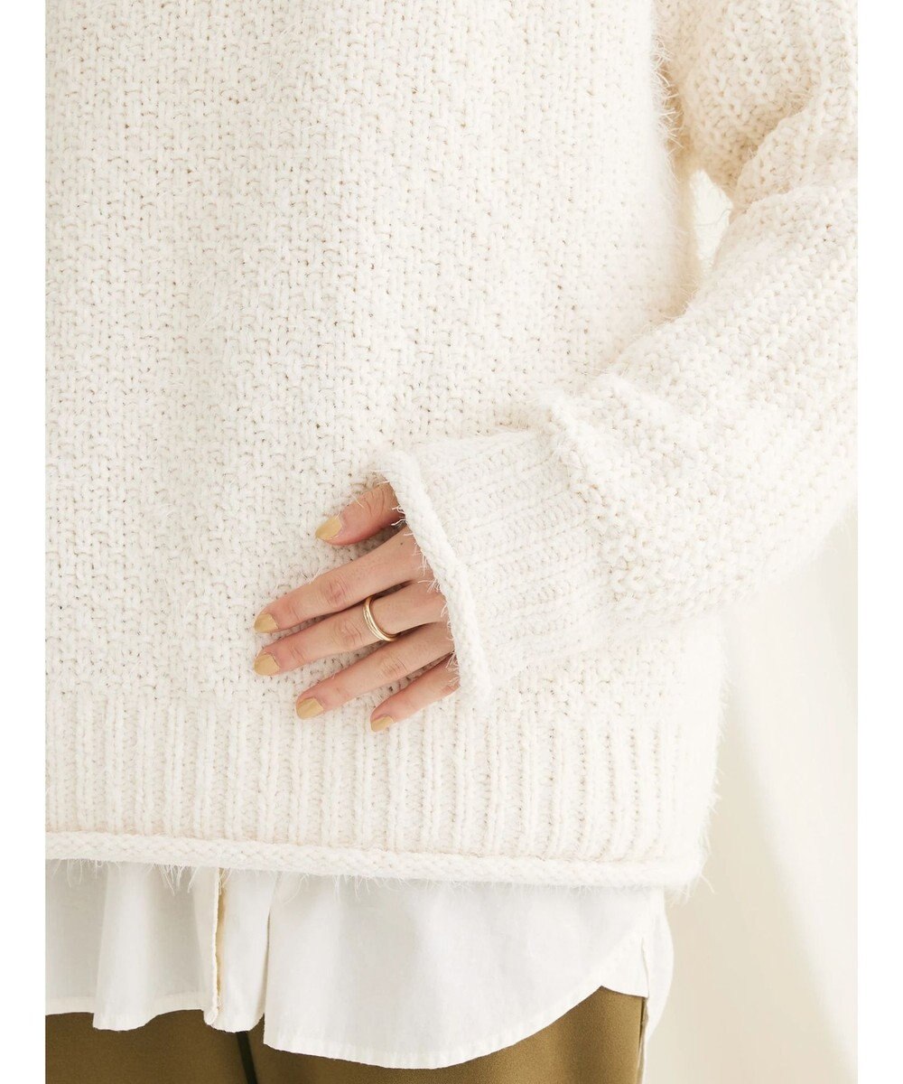 CRAFT STANDARD BOUTIQUE バスケットモールスタンドネックプルオーバー 