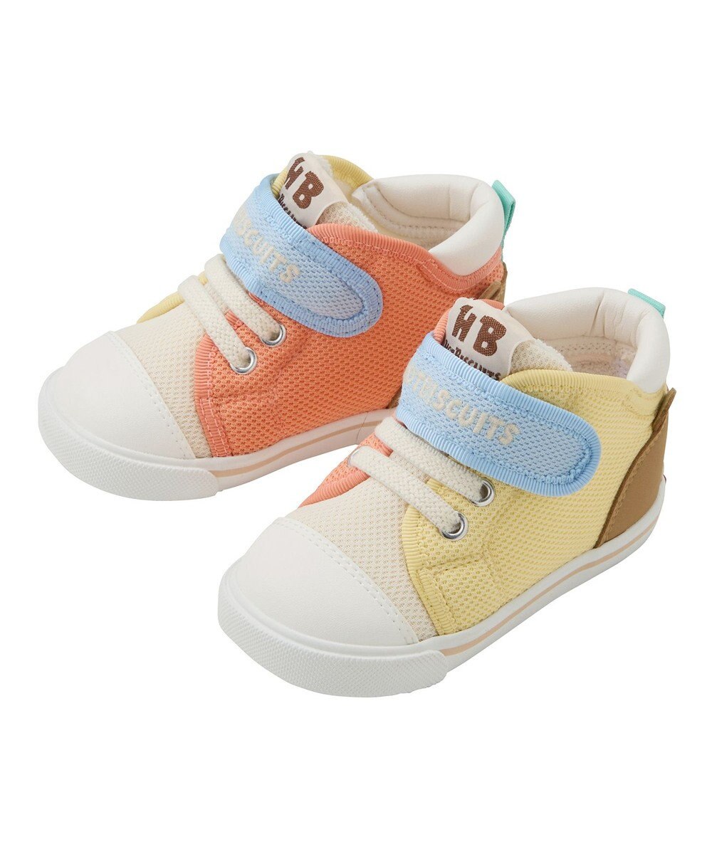 MIKI HOUSE HOT BISCUITS 【14-15cm】 顔ドン メッシュ素材 セカンド ベビーシューズ 