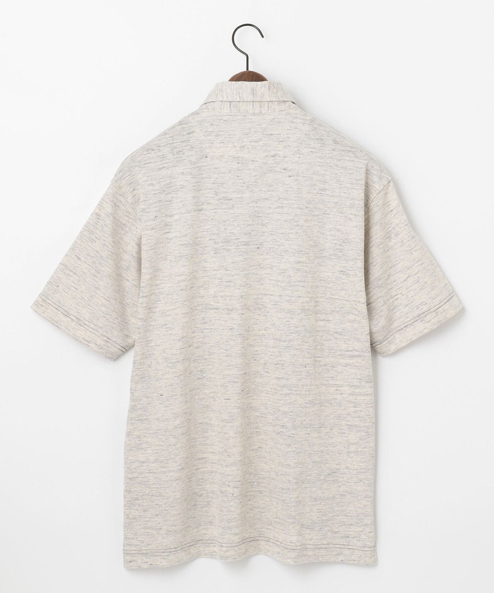 JOSEPH ABBOUD MOUNTAIN 【SPACE／UNISEX】リネンハニカム ポロシャツ 