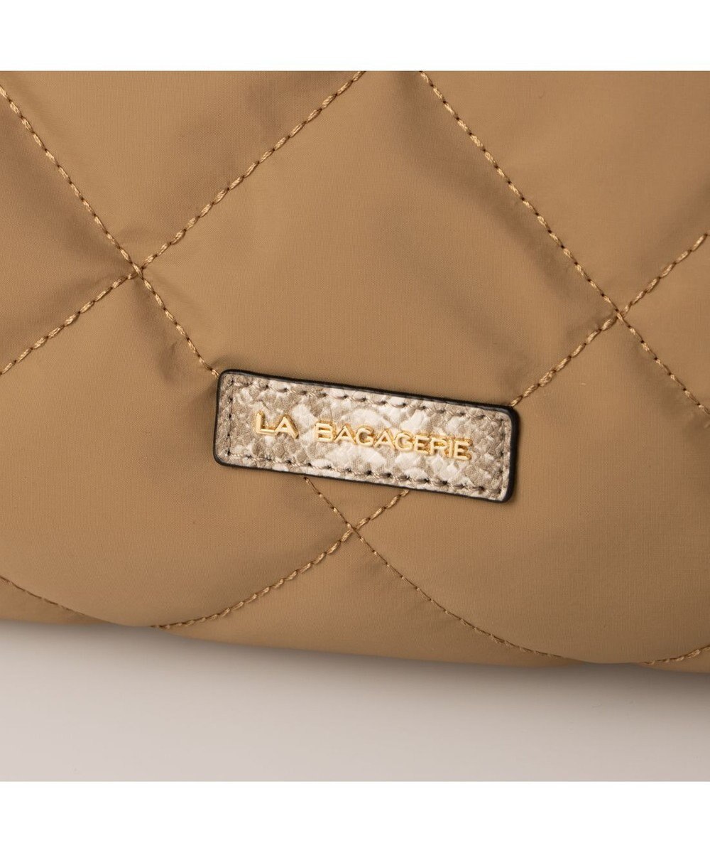 LA BAGAGERIE ドローストリング×キルト2WAYトート Sサイズ 
