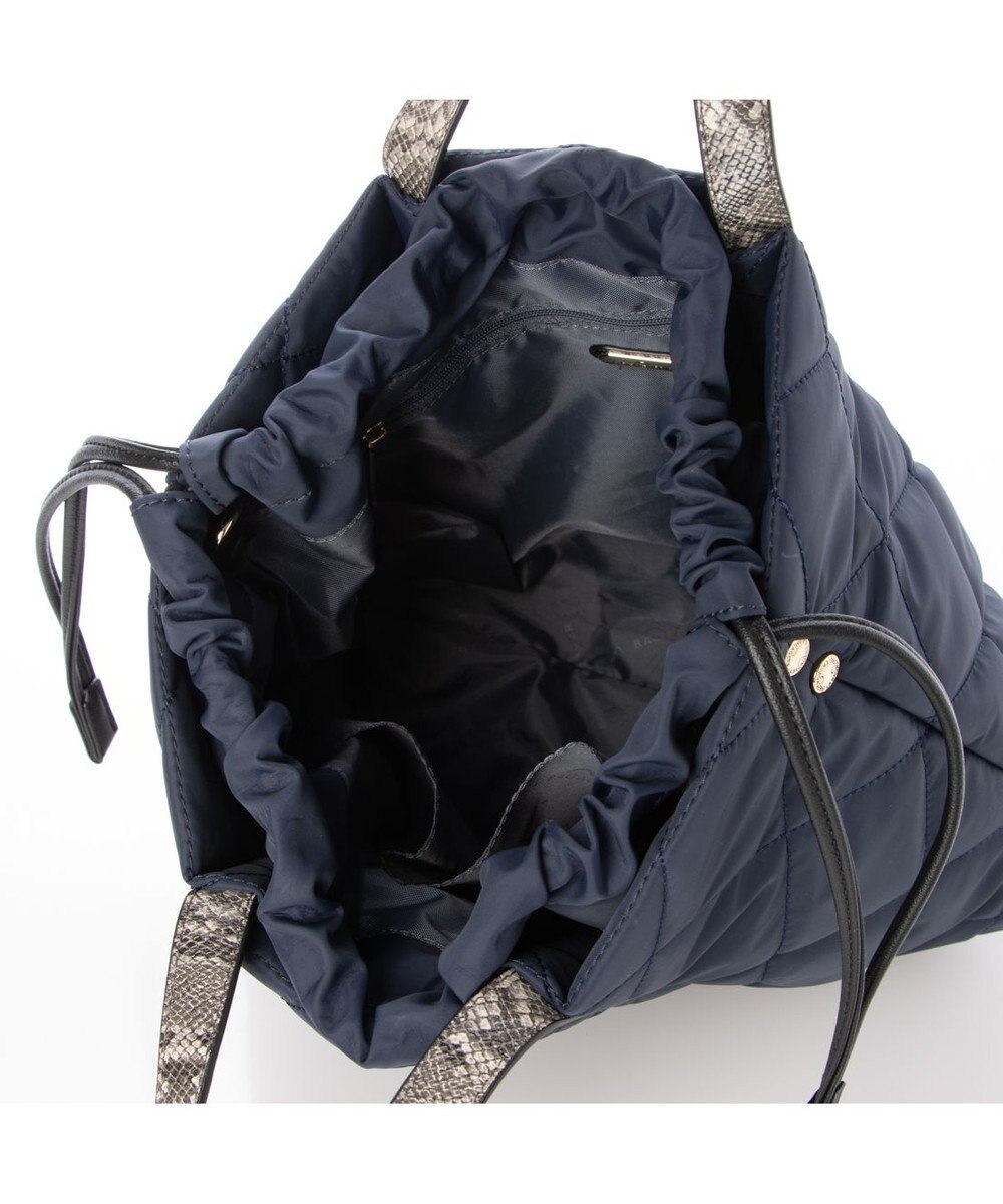 LA BAGAGERIE ドローストリング×キルト2WAYトート Sサイズ 