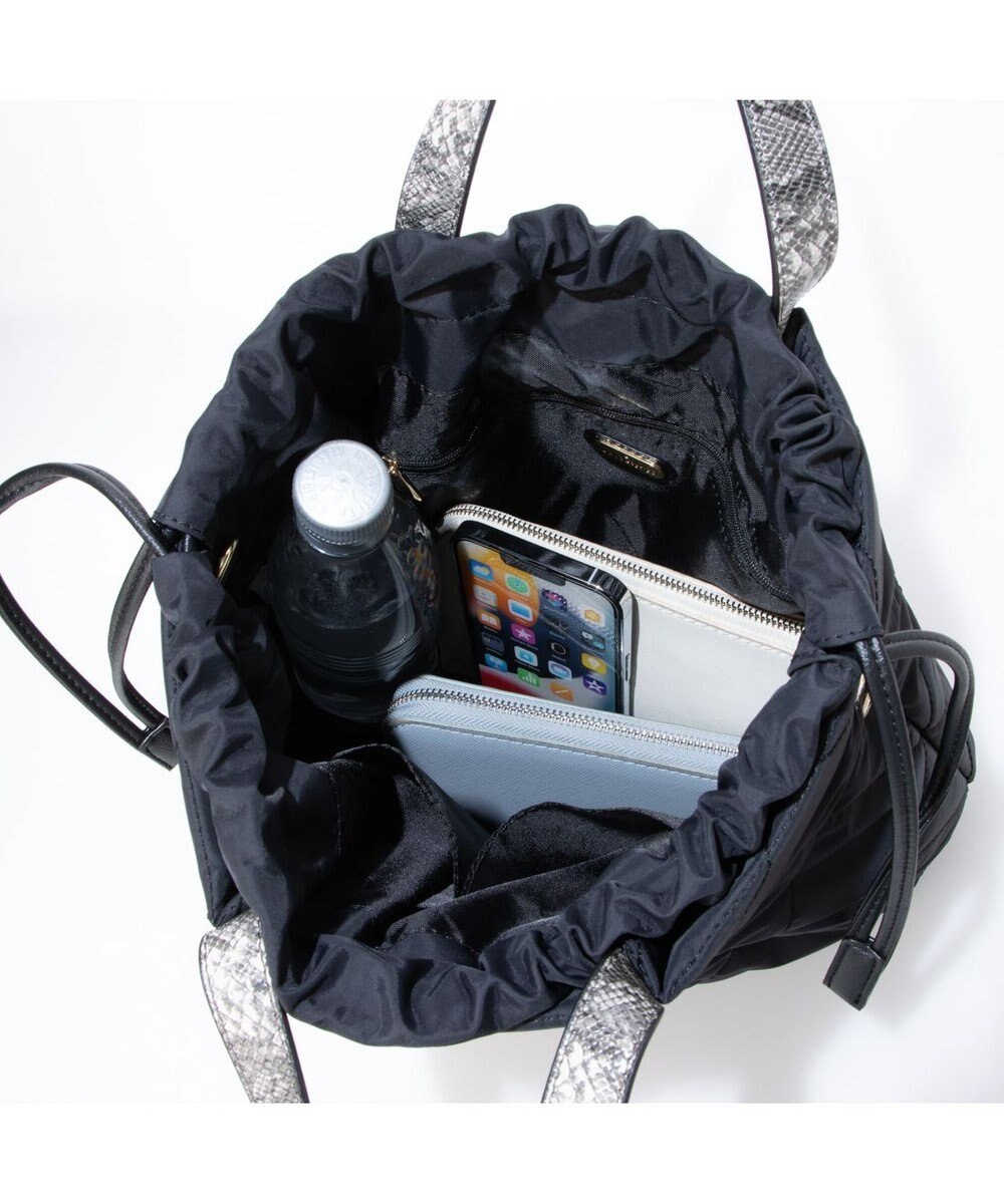 LA BAGAGERIE ドローストリング×キルト2WAYトート Sサイズ 