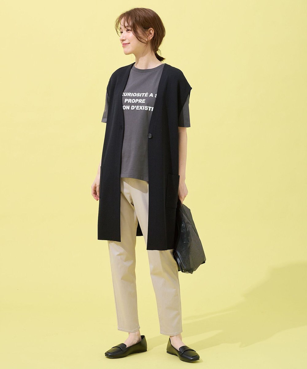 ANY ロングニットジレ 