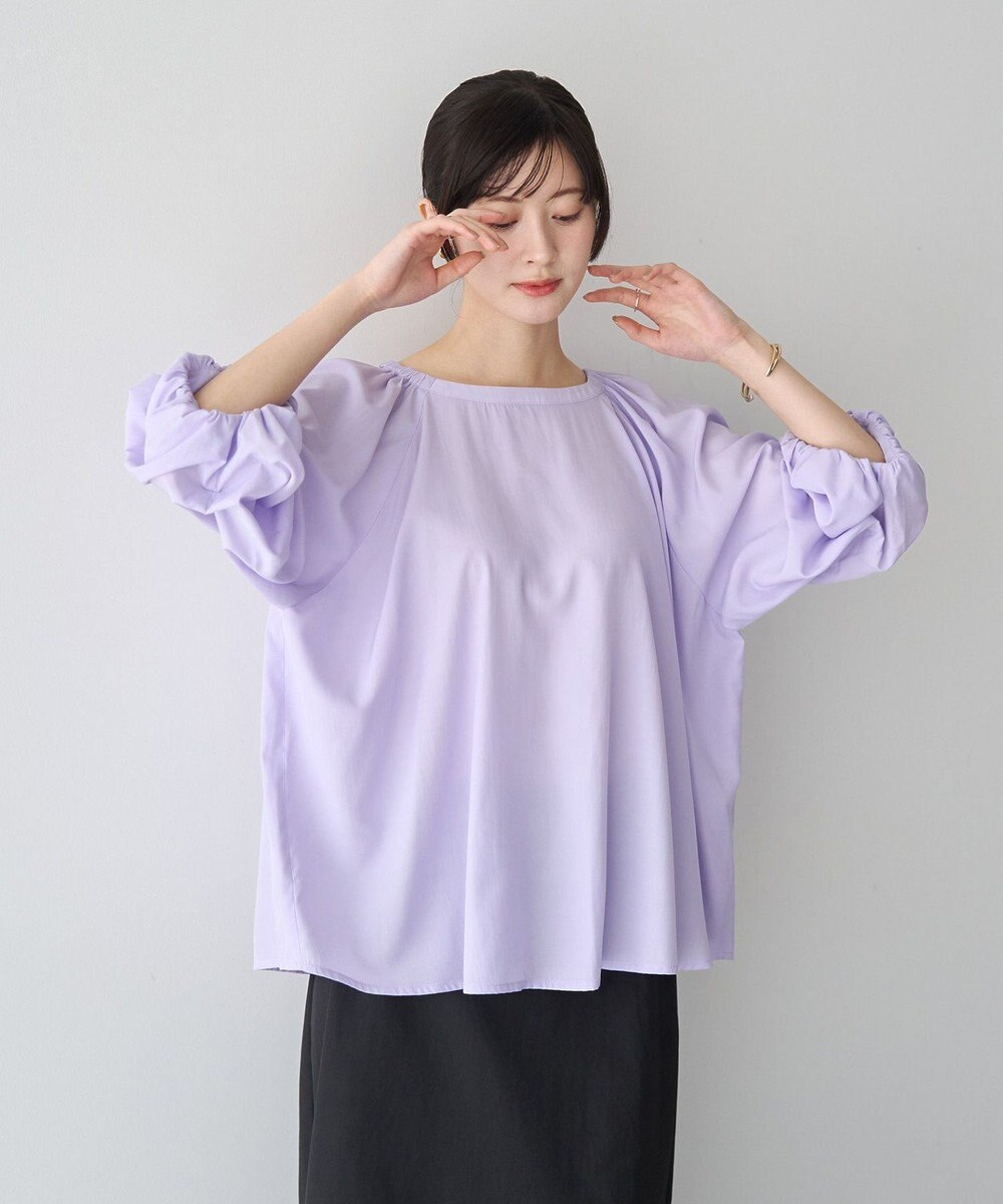 YECCA VECCA ホイップスリーブブラウス 