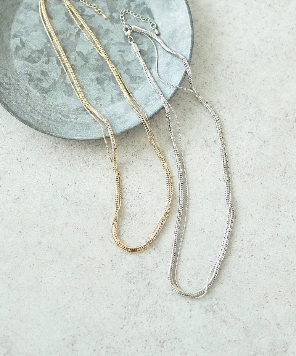 AMERICAN HOLIC ２連チェーンネックレス 