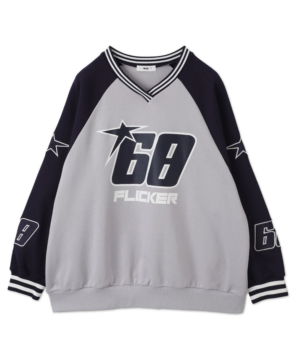 WEGO スターナンバリングプルオーバー 