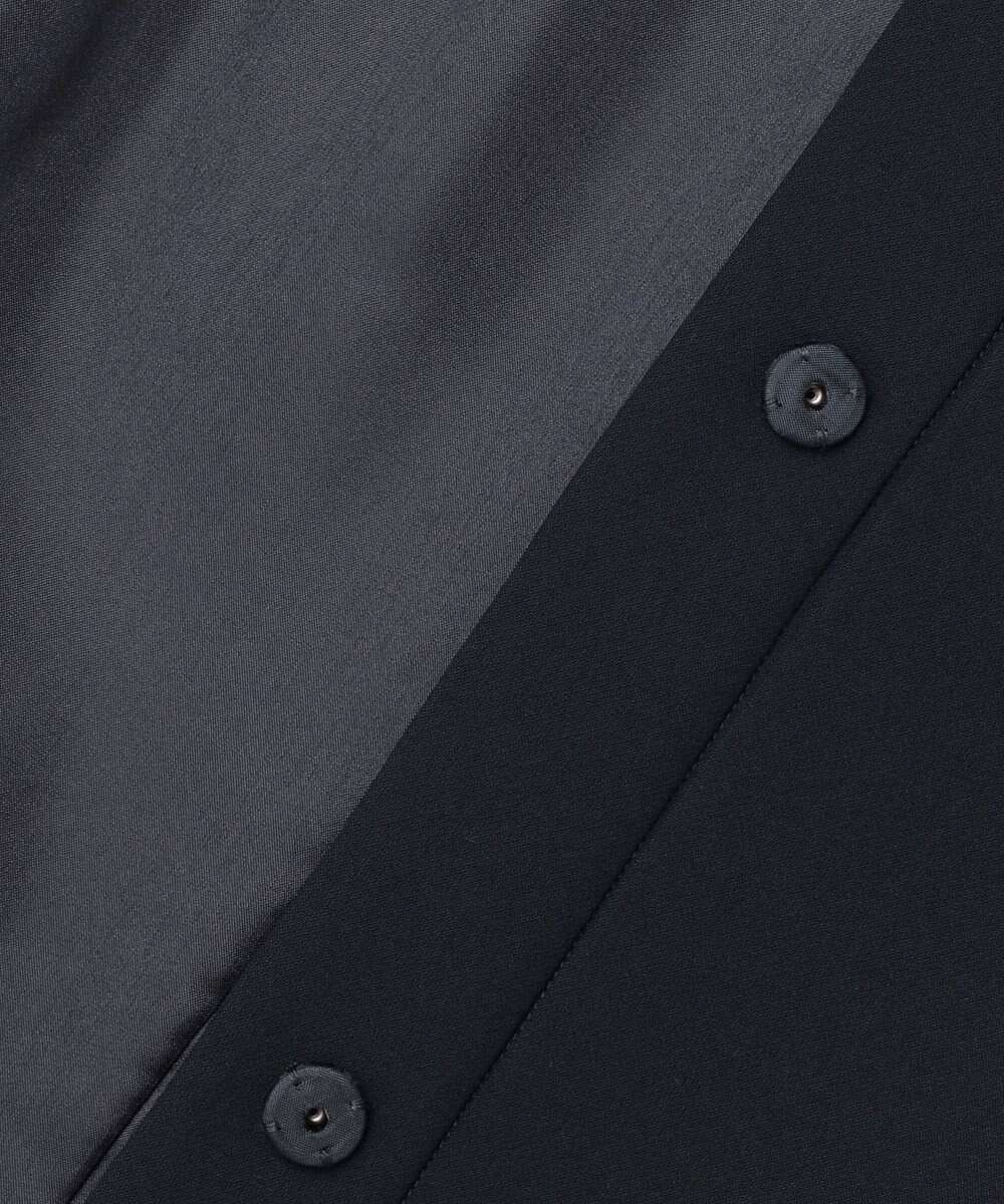 組曲 L 【KUMIKYOKU NAVY】コンフォータブルドレープ ジレ 