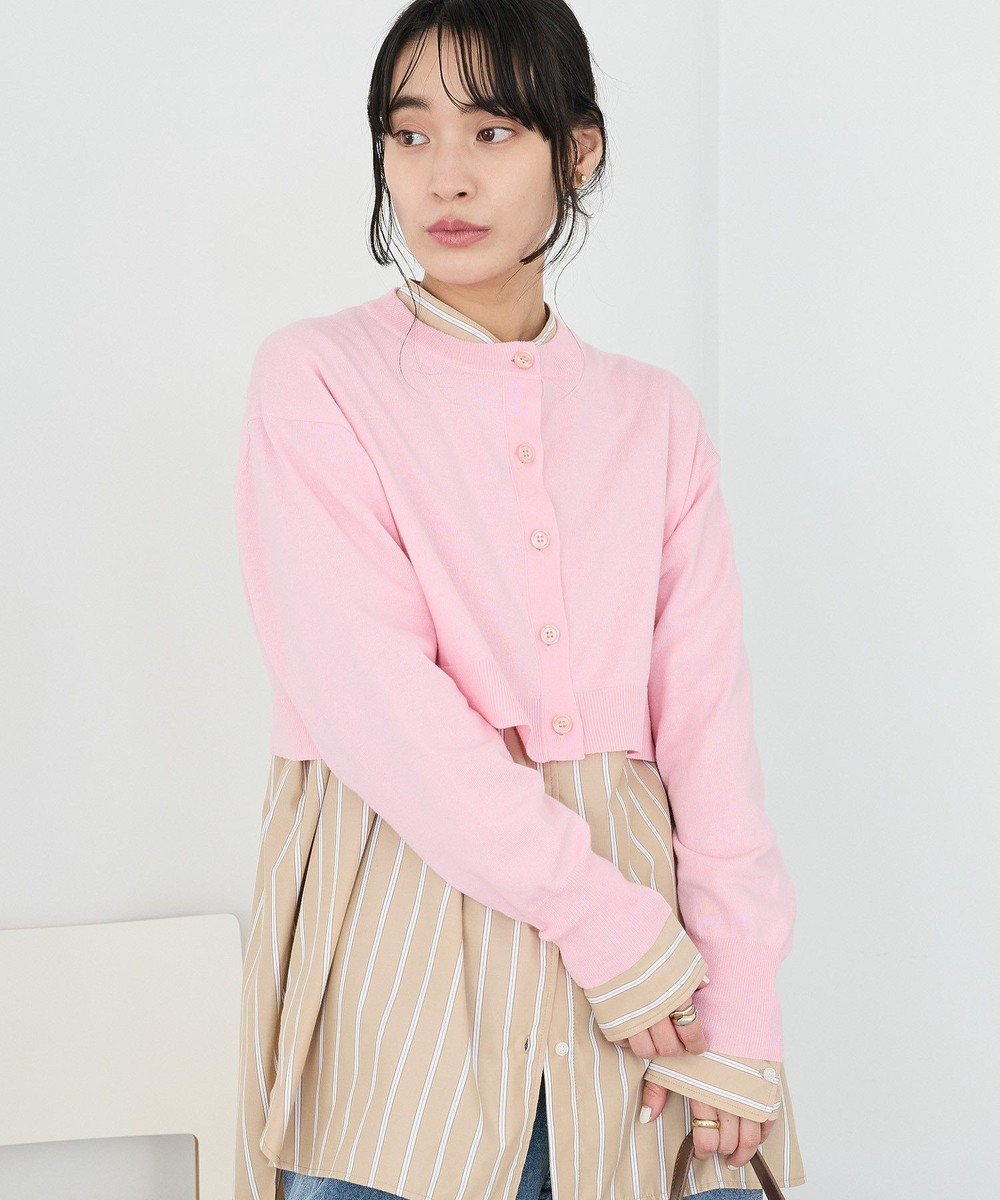 CRAFT STANDARD BOUTIQUE 選べる丈/クルーネックカーディガン 