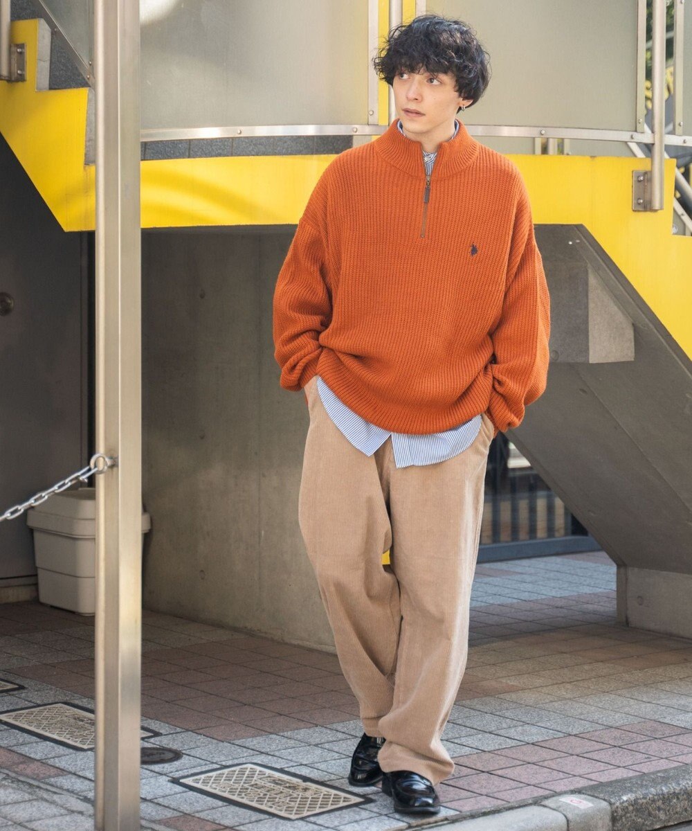 WEGO コーデュロイイージーワイドパンツ 