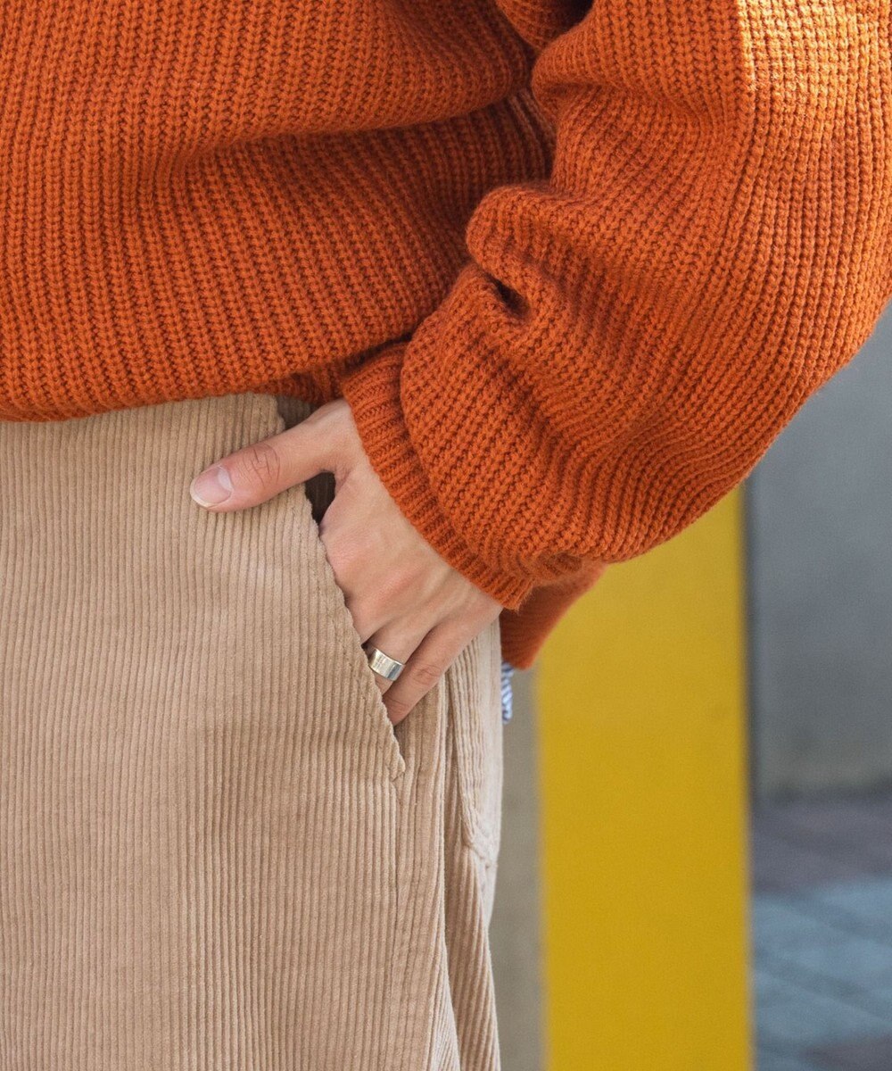 WEGO コーデュロイイージーワイドパンツ 