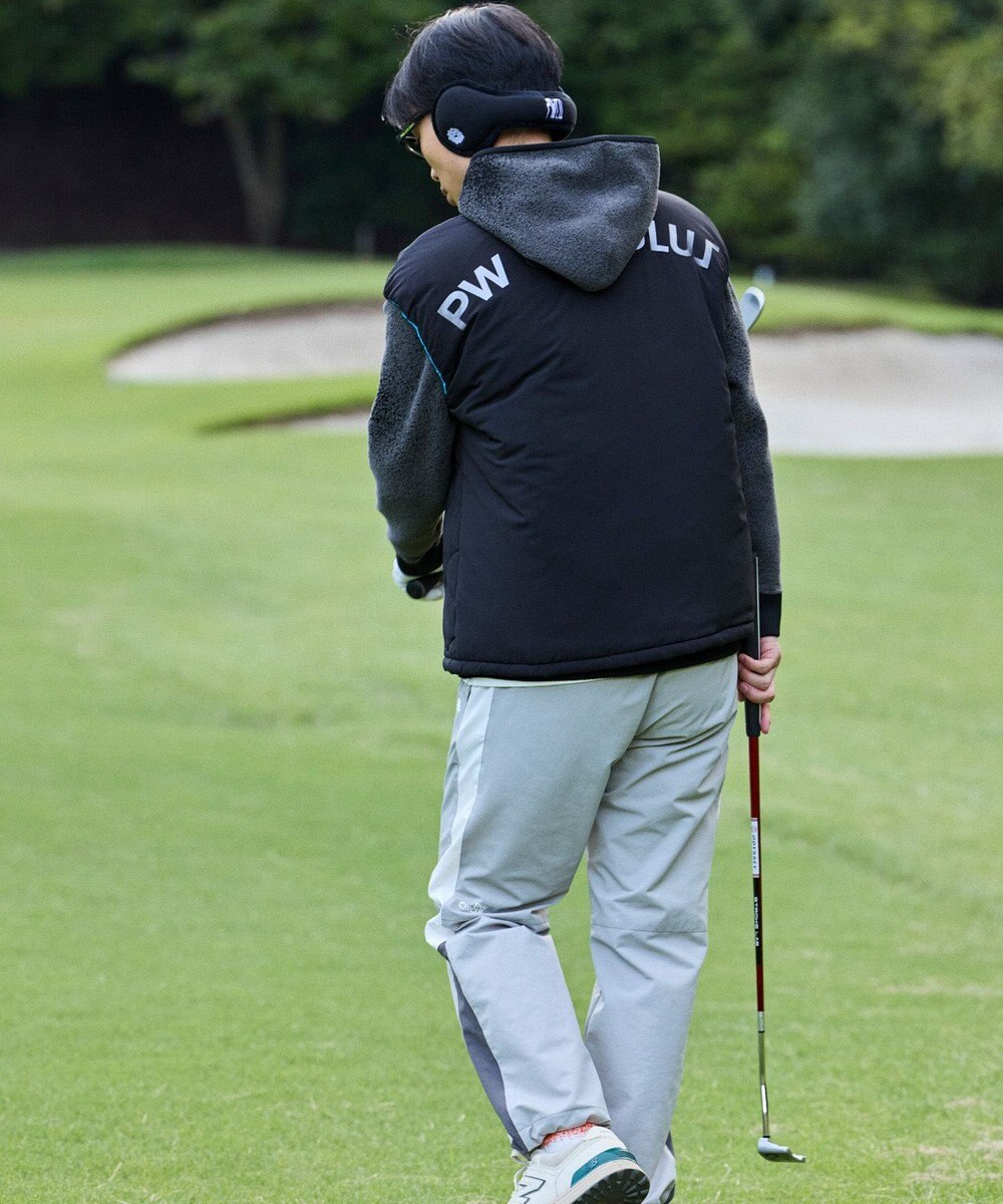 PW CIRCULUS 【撥水加工 / ストレッチ】【MEN】キルティング中綿ベスト ゴルフ 