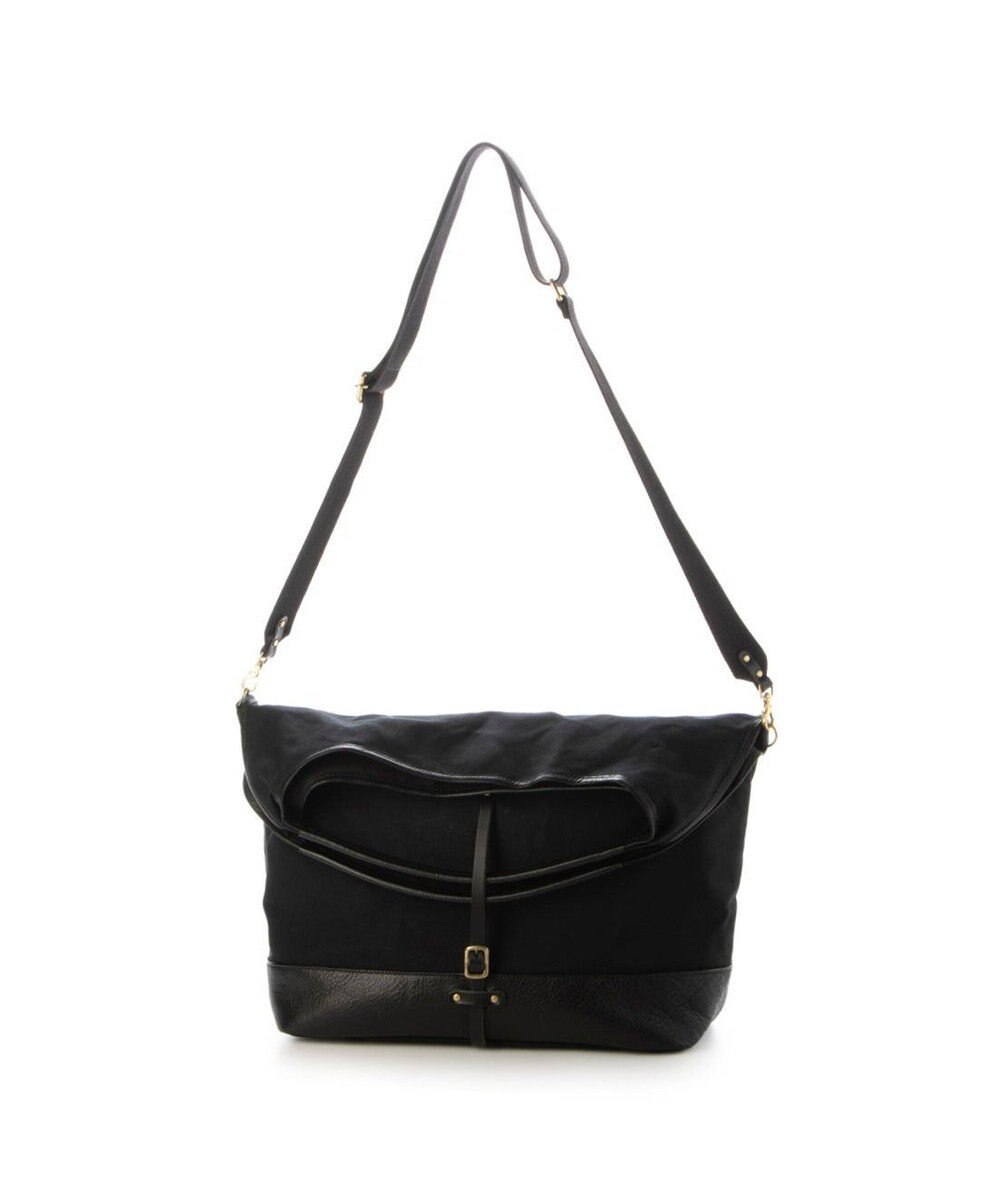 UNBILLION ペルケ perche / 姫路レザー×パラフィンキャンバス2wayトートL 