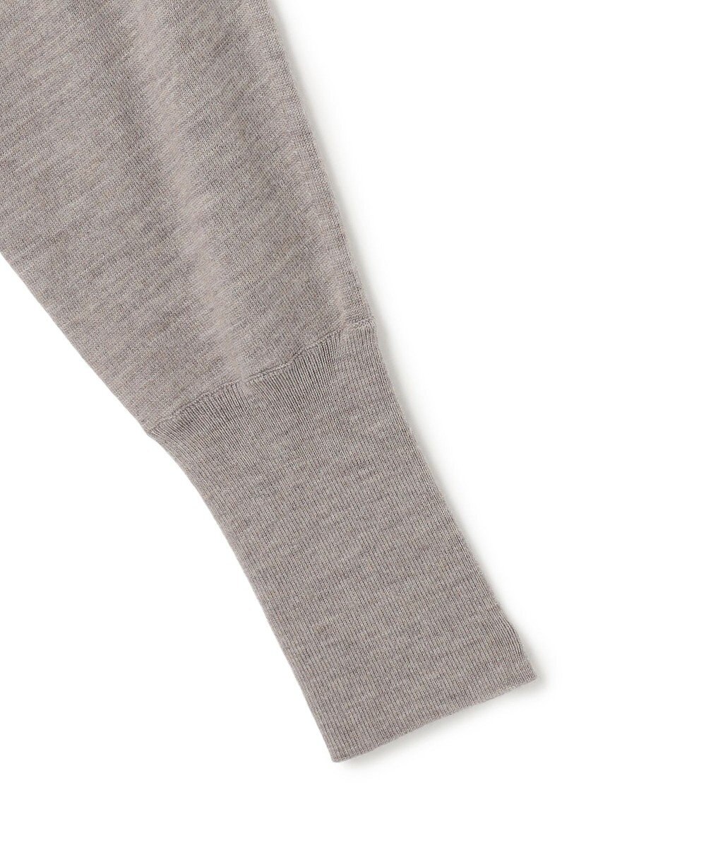 23区 L 【洗える】ギャザーコンビ ニットワンピース 