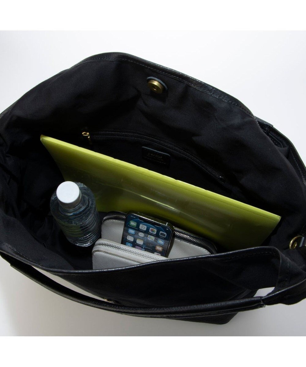 UNBILLION ペルケ perche / 姫路レザー×パラフィンキャンバス2wayトートL 