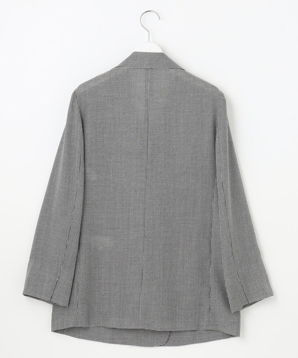自由区 L 【洗える】ビエラチェックテーラード ジャケット 