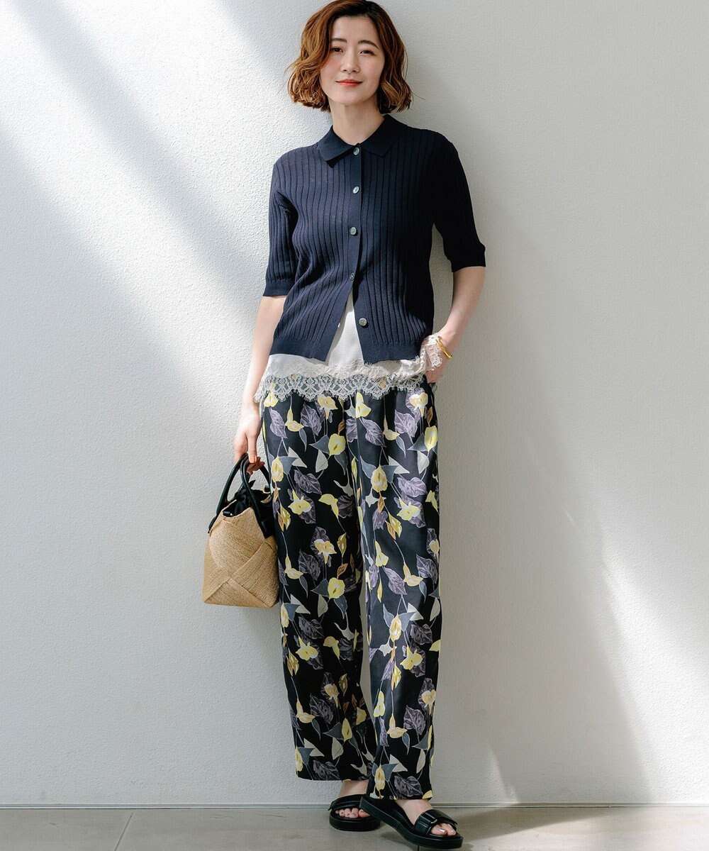 23区 S サテンレースキャミソール 