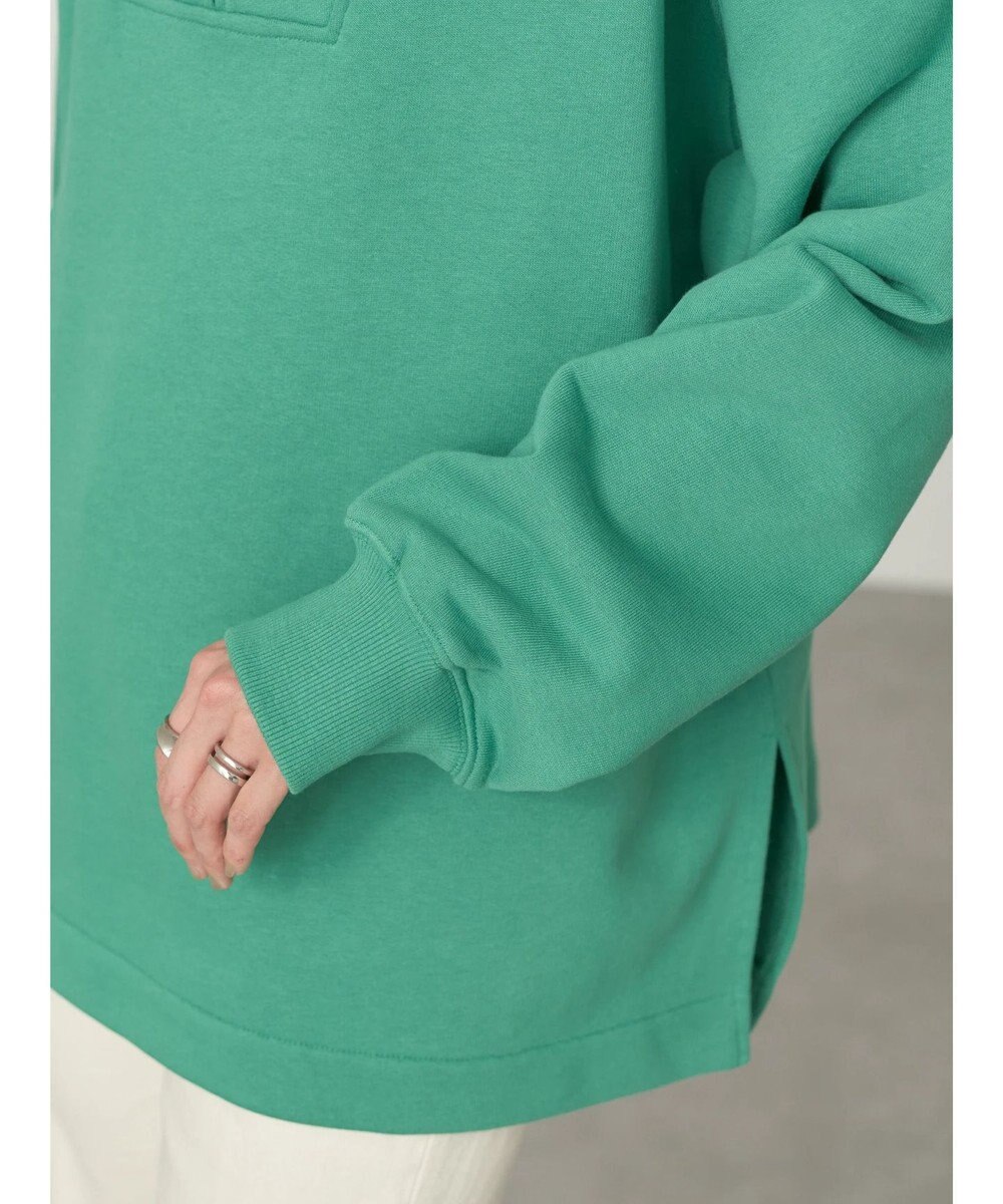 AMERICAN HOLIC ハーフＺＩＰ裏毛チュニック 