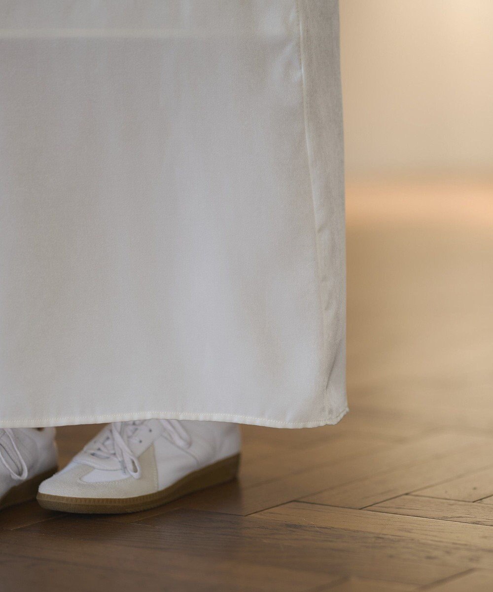 CRAFT STANDARD BOUTIQUE ダルサテンIラインスカート 