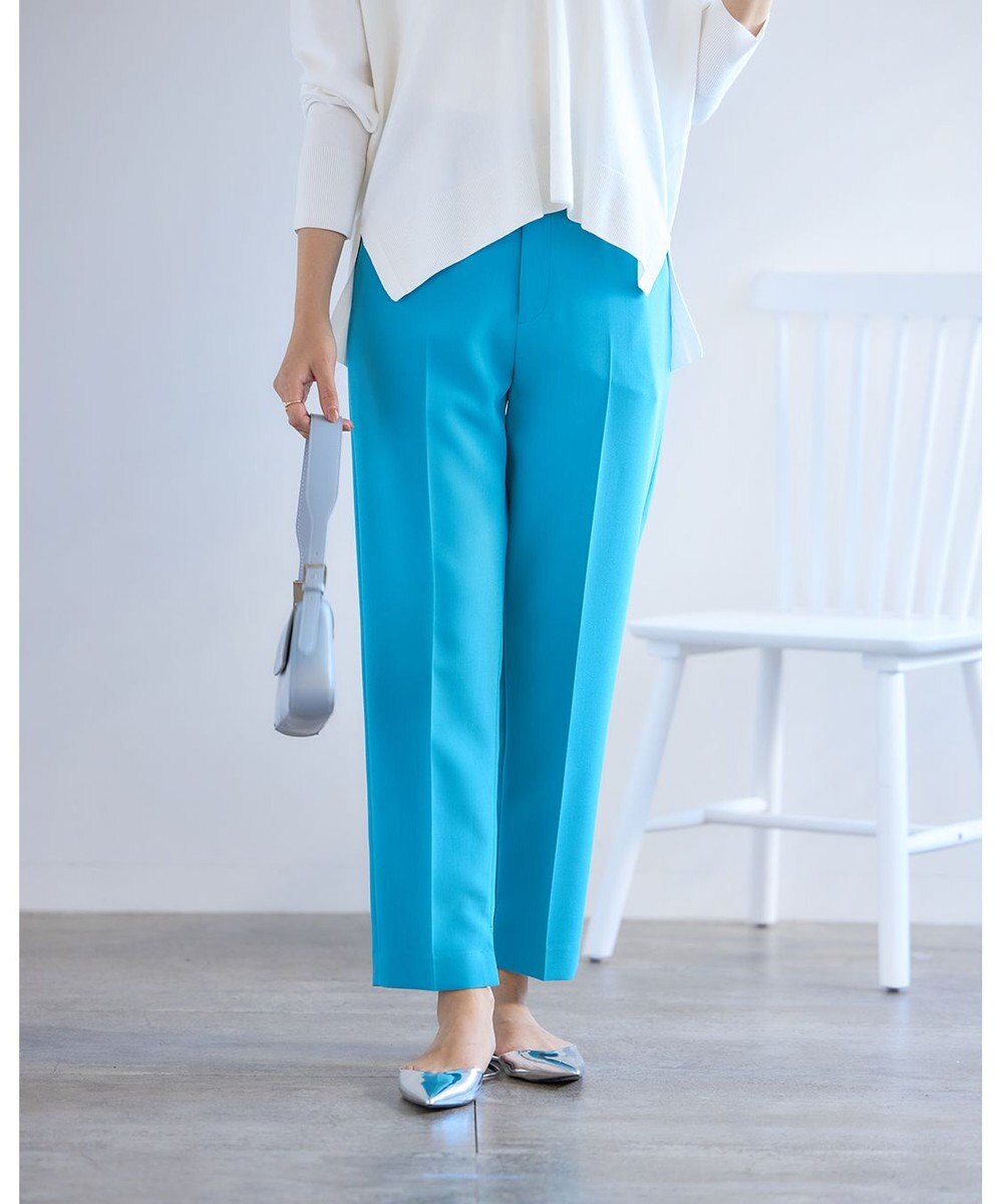 UNFILO ハイウエストテーパードパンツ 