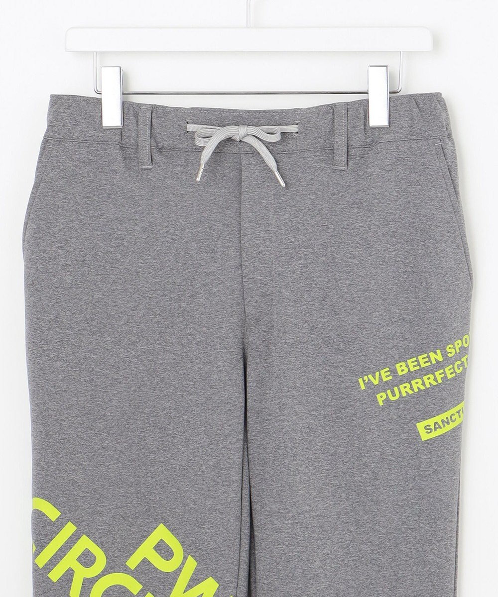 PW CIRCULUS 【MEN】【洗える/吸汗速乾/ストレッチ】ダンボール ロゴ ジャージー パンツ 