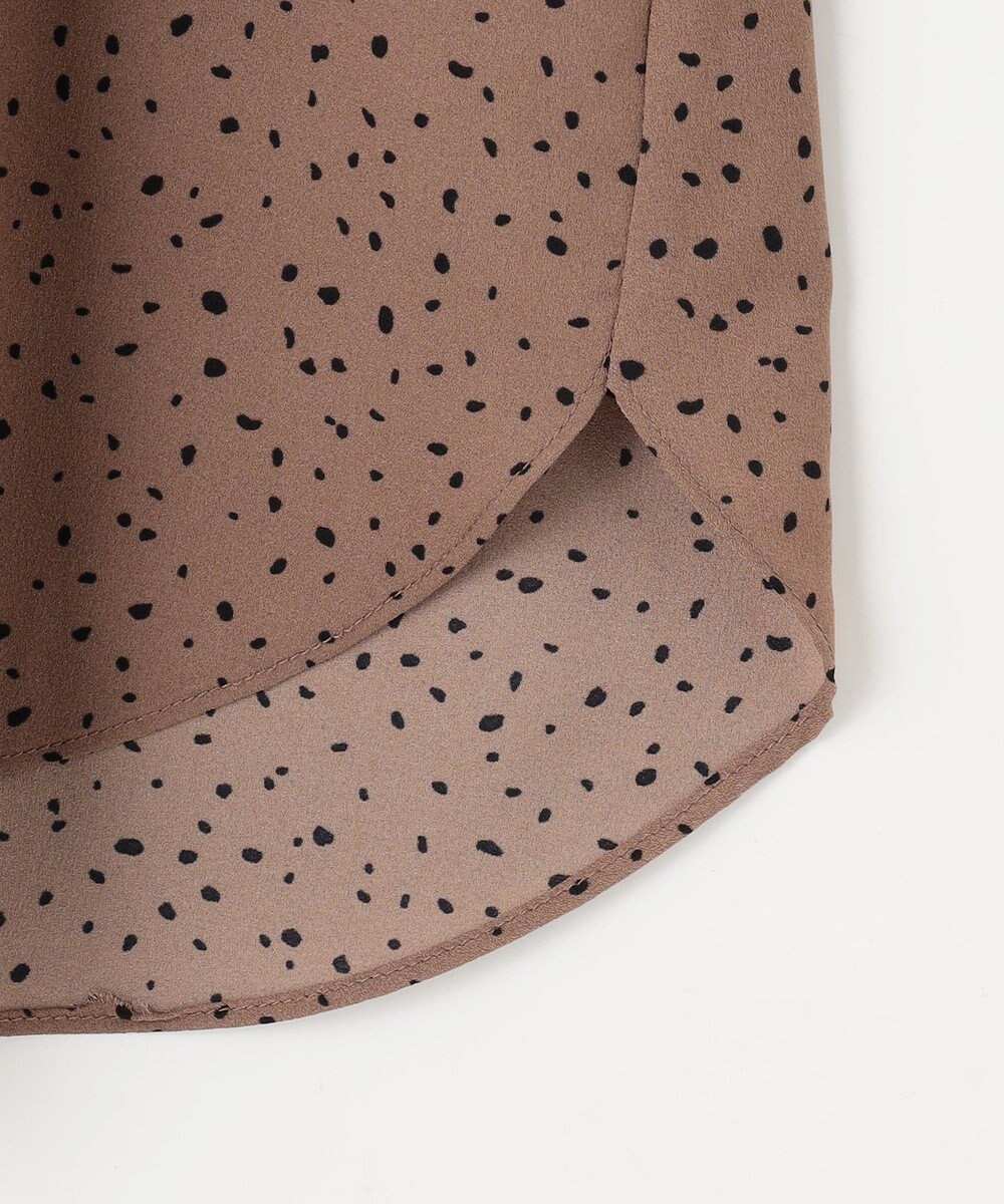 ANY ドルマンスキッパードットブラウス 