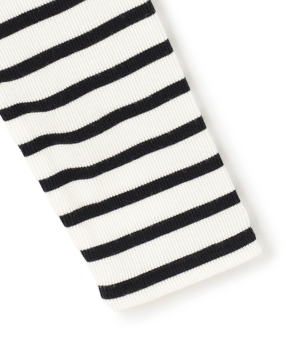 23区 L 【洗える】オーガニックコットンリブ クルーネック カットソー 